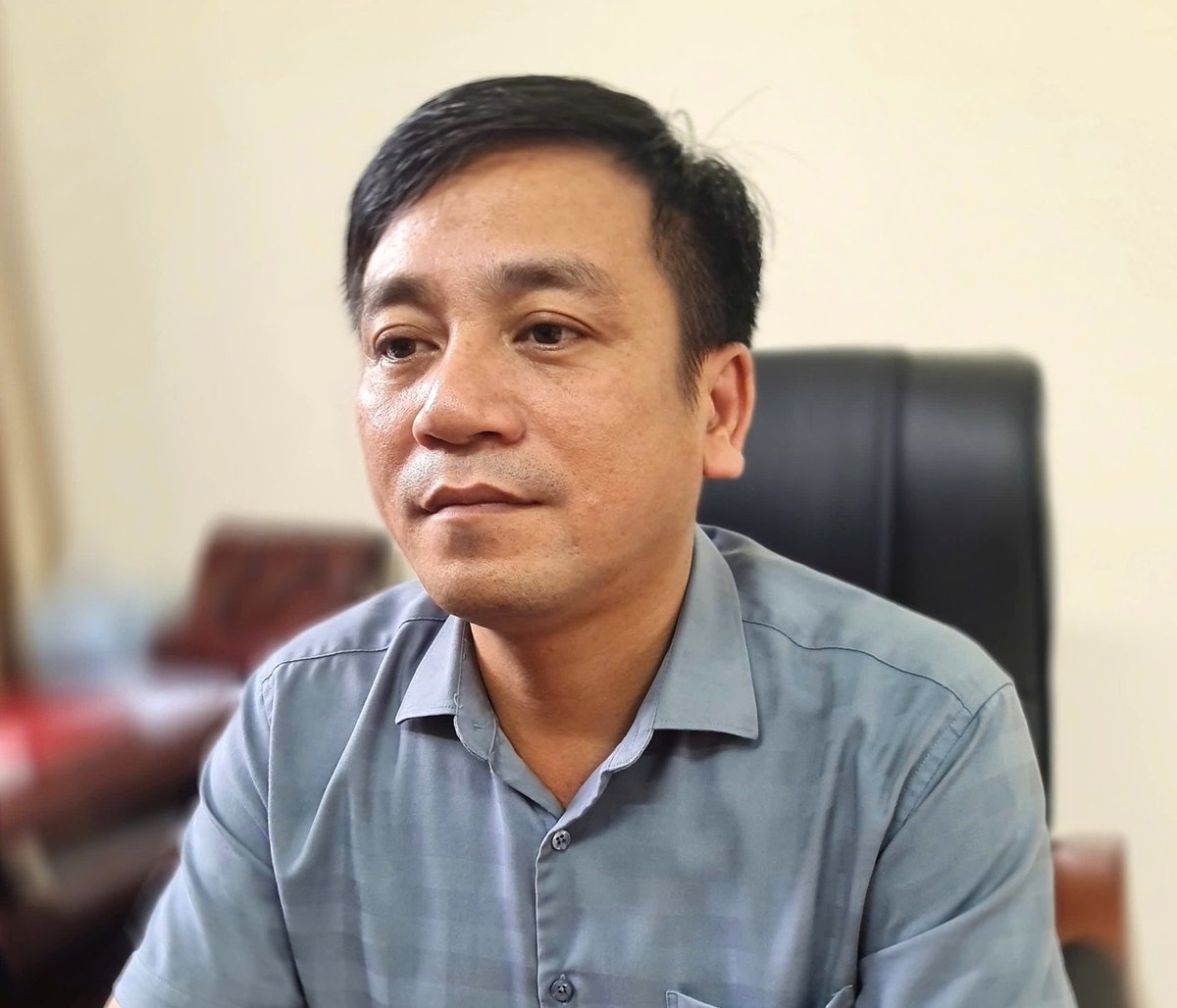 Ông Trịnh Văn Bình, Phó Giám đốc Sở Nông nghiệp và Môi trường tỉnh Tuyên Quang cho biết, tinh thần chống dịch tả lợn Châu Phi của tỉnh Tuyên Quang là 'ổ dịch ở đâu, cán bộ thú y ở đó'. Ảnh: Đào Thanh.