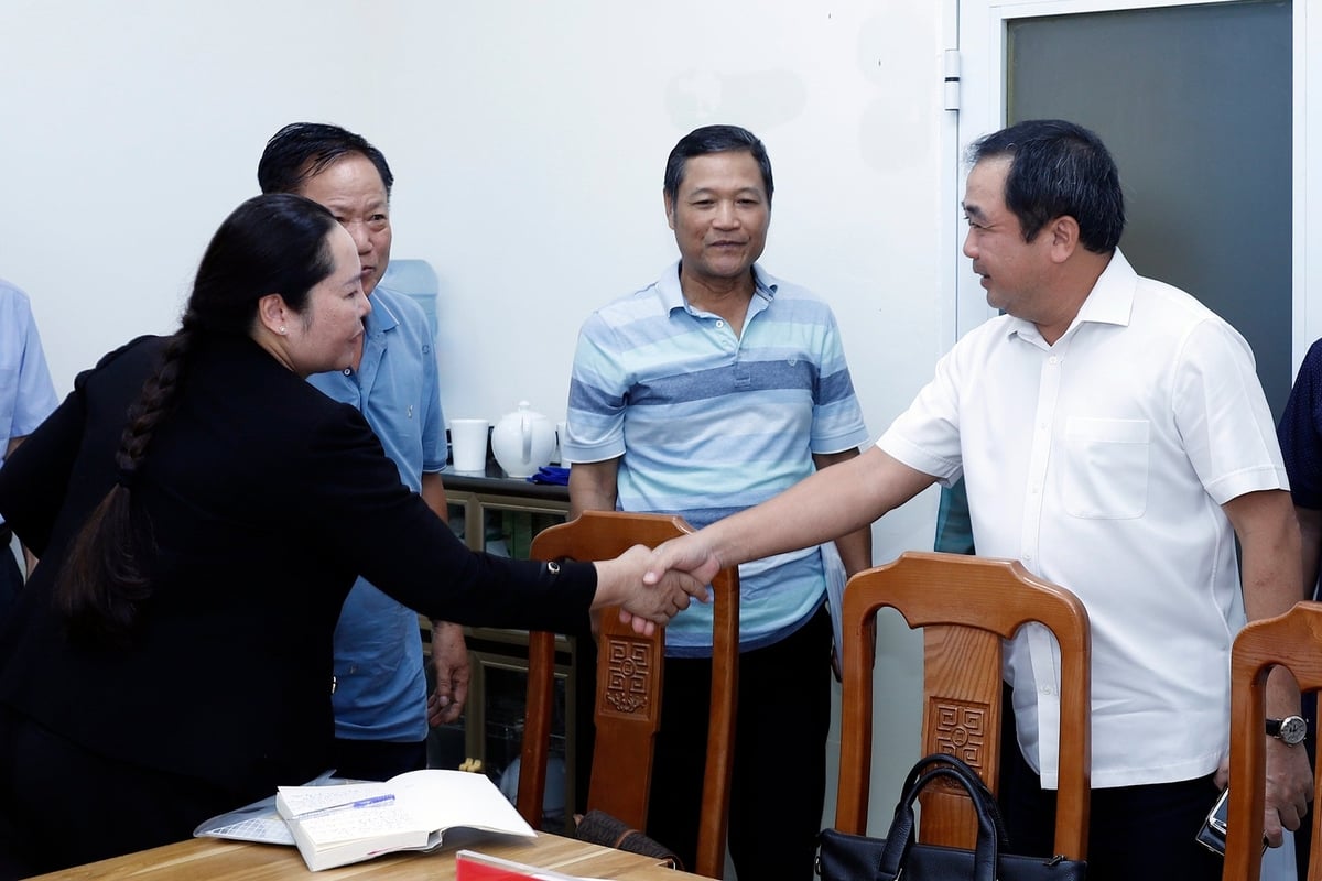 Quyền Bộ trưởng Trần Đức Thắng đã chủ trì buổi tiếp công dân định kỳ tháng 8/2025. Ảnh: Khương Trung.