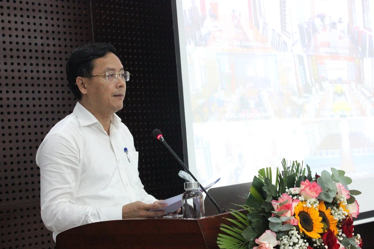 Ông Trần Quốc Hùng, Phó Giám đốc Sở NN-MT TP Đà Nẵng phát biểu tại Hội nghị. Ảnh: Lan Anh. Ông Trần Quốc Hùng, Phó Giám đốc Sở NN-MT TP Đà Nẵng phát biểu tại Hội nghị. Ảnh: Lan Anh.
