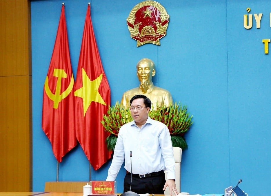 Chủ tịch UBND tỉnh Phú Thọ Trần Duy Đông. Ảnh: PT. Chủ tịch UBND tỉnh Phú Thọ Trần Duy Đông. Ảnh: PT.