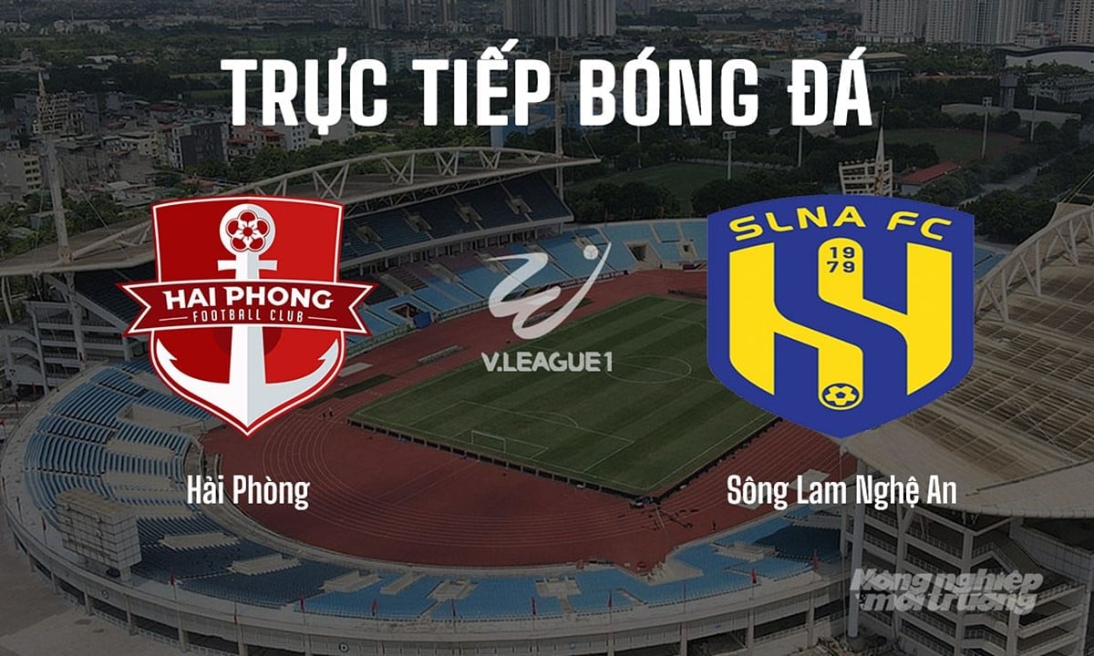 Trực tiếp bóng đá V-League 2025/26 giữa Hải Phòng vs Sông Lam Nghệ An hôm nay 27/8/2025 Trực tiếp bóng đá V-League 2025/26 giữa Hải Phòng vs Sông Lam Nghệ An hôm nay 27/8/2025