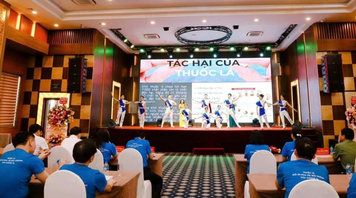 Các hoạt động tuyên truyền tác hại của thuốc lá được duy trì. Ảnh: Phương Thúy. Các hoạt động tuyên truyền tác hại của thuốc lá được duy trì. Ảnh: Phương Thúy.