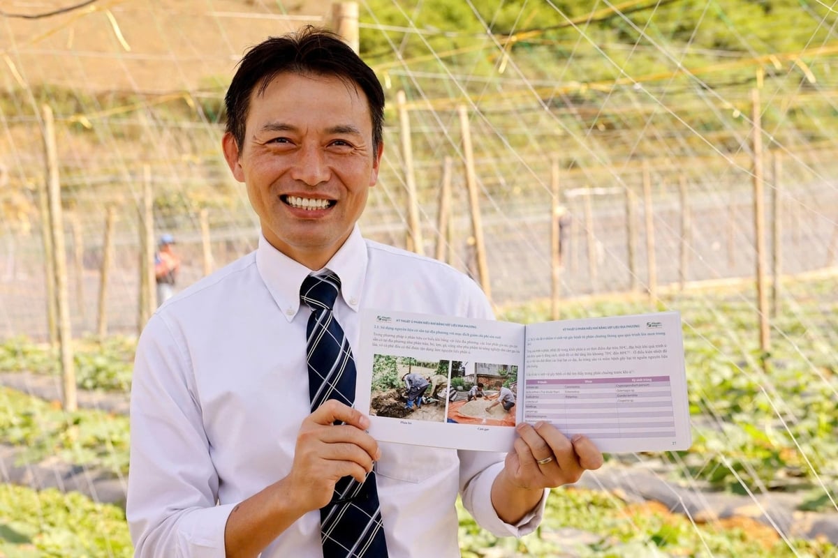 Ông Kayano Naoki - chuyên gia JICA, Điều phối viên trực tiếp của Dự án 'Tăng cường chuỗi giá trị cây trồng an toàn tại các tỉnh phía Bắc Việt Nam. Ảnh: Đức Bình. Ông Kayano Naoki - chuyên gia JICA, Điều phối viên trực tiếp của Dự án 'Tăng cường chuỗi giá trị cây trồng an toàn tại các tỉnh phía Bắc Việt Nam. Ảnh: Đức Bình.
