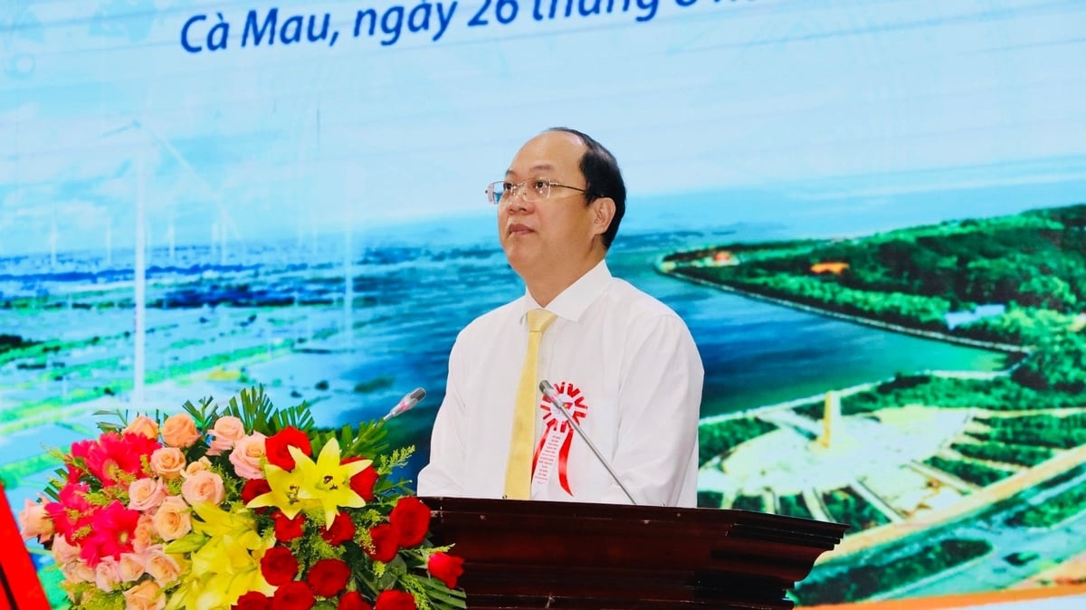 Bí thư Tỉnh ủy Cà Mau - Nguyễn Hồ Hải phát biểu tại buổi lễ. Ảnh: Trọng Linh. Bí thư Tỉnh ủy Cà Mau - Nguyễn Hồ Hải phát biểu tại buổi lễ. Ảnh: Trọng Linh.