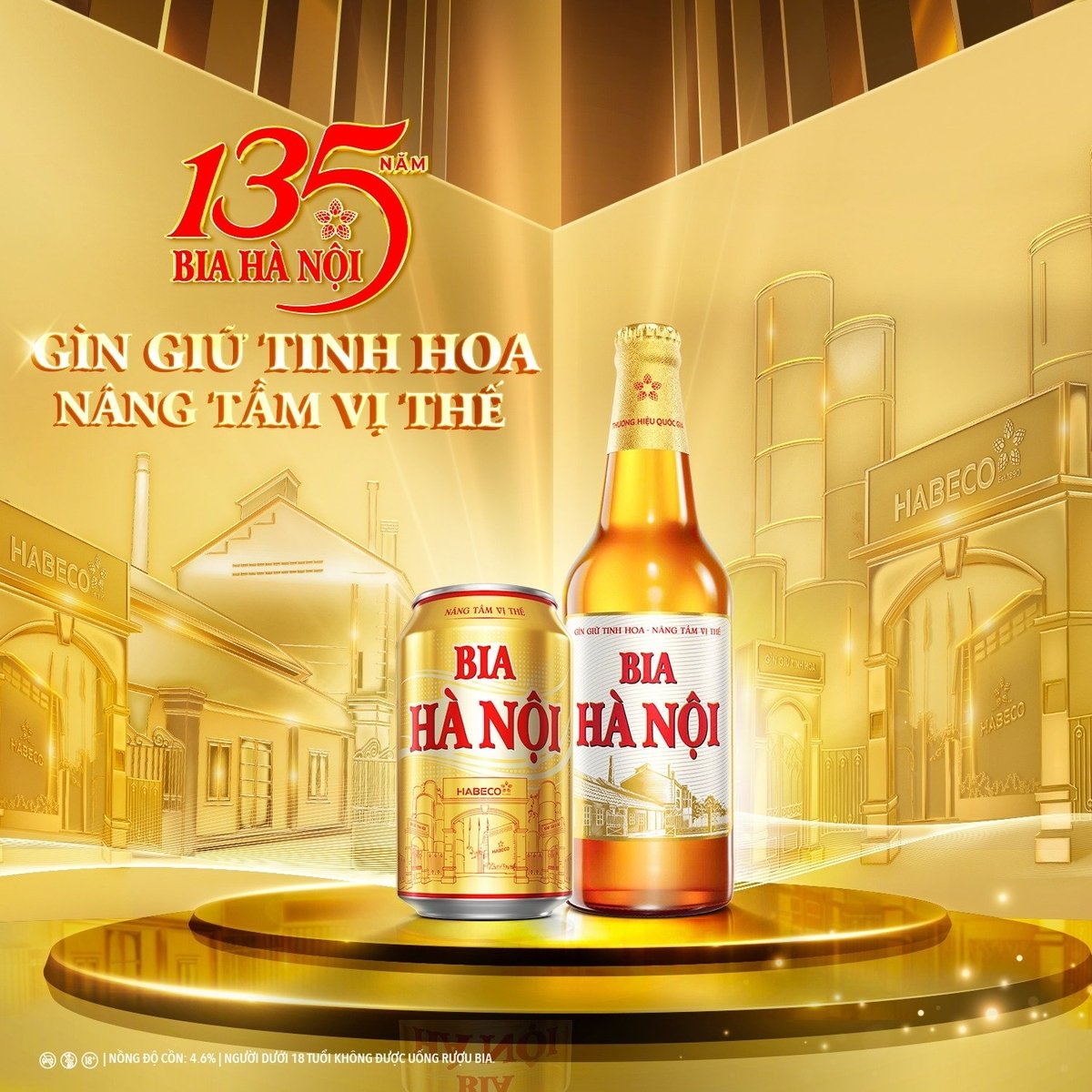 Ngày 15-8-2025 đánh dấu mốc kỷ niệm 135 năm thành lập nhà máy Bia Hà Nội. Ảnh: HABECO.