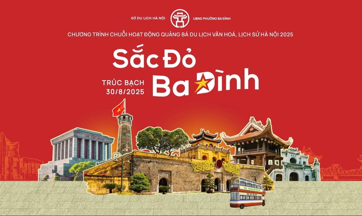 'Sắc đỏ Ba Đình' là điểm nhấn trong chuỗi hoạt động quảng bá du lịch văn hóa, lịch sử của Hà Nội dịp Quốc khánh 2/9. Ảnh: BTC. 'Sắc đỏ Ba Đình' là điểm nhấn trong chuỗi hoạt động quảng bá du lịch văn hóa, lịch sử của Hà Nội dịp Quốc khánh 2/9. Ảnh: BTC.