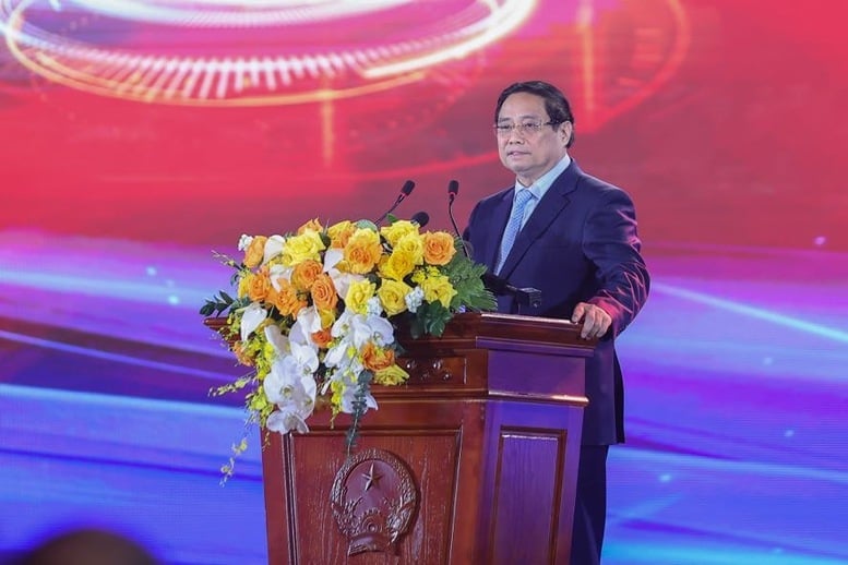 Thủ tướng Phạm Minh Chính phát biểu khai mạc Triển lãm '80 năm Hành trình Độc lập - Tự do - Hạnh phúc'. Ảnh: VGP/Nhật Bắc. Thủ tướng Phạm Minh Chính phát biểu khai mạc Triển lãm '80 năm Hành trình Độc lập - Tự do - Hạnh phúc'. Ảnh: VGP/Nhật Bắc.