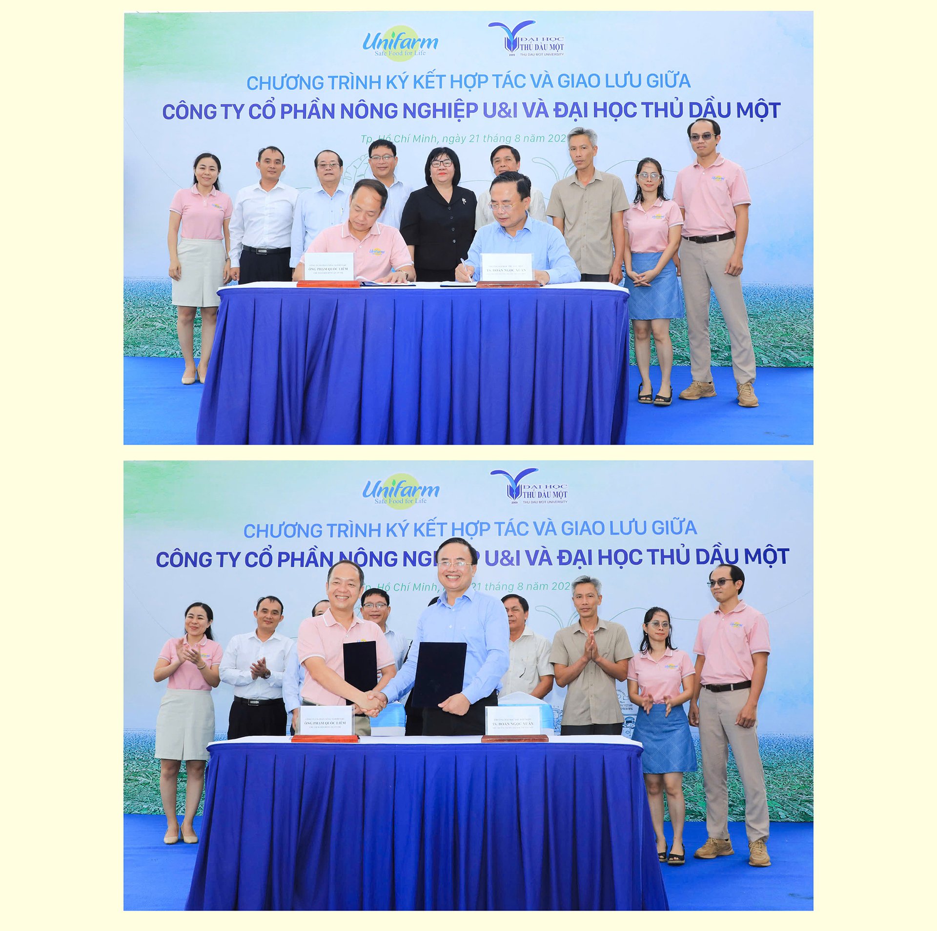 Unifarm và Đại học Thủ Dầu Một ký kết hợp tác