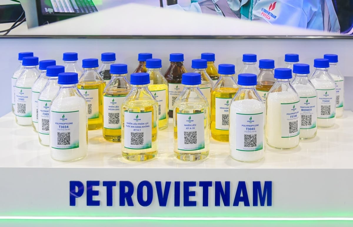 Gian trưng bày của BSR. Ảnh: Petrovietnam. Gian trưng bày của BSR. Ảnh: Petrovietnam.