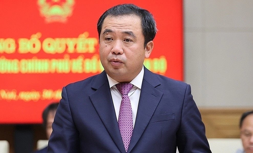 Quyền Bộ trưởng Trần Đức Thắng làm Trưởng ban Ban Chỉ đạo của Bộ NN-MT về phát triển khoa học, công nghệ, đổi mới sáng tạo, chuyển đổi số và Đề án 06. Ảnh: Minh Hoàng. Quyền Bộ trưởng Trần Đức Thắng làm Trưởng ban Ban Chỉ đạo của Bộ NN-MT về phát triển khoa học, công nghệ, đổi mới sáng tạo, chuyển đổi số và Đề án 06. Ảnh: Minh Hoàng.