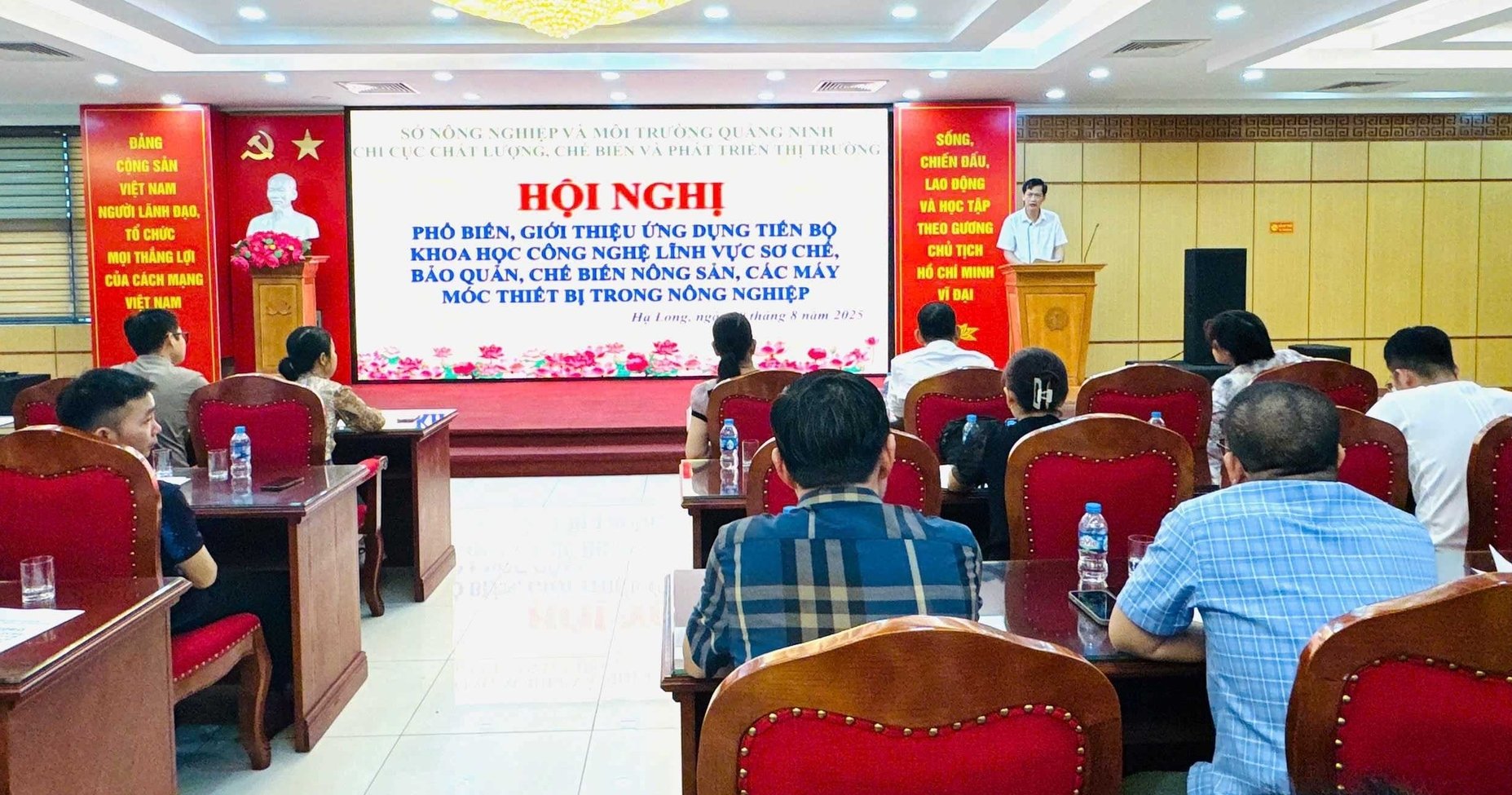 Hội nghị diễn ra tại trụ sở Liên cơ quan số 3, phường Hạ Long, Quảng Ninh. Ảnh: Nguyễn Thành.