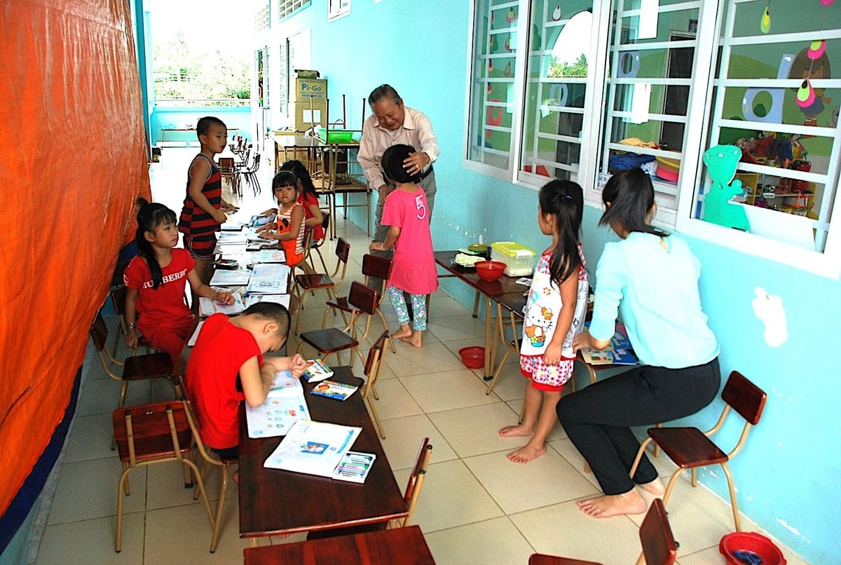 TP.HCM tăng mức hỗ trợ cho trẻ mầm non là con em công nhân tại các khu công nghiệp. Ảnh: Hồng Thủy. TP.HCM tăng mức hỗ trợ cho trẻ mầm non là con em công nhân tại các khu công nghiệp. Ảnh: Hồng Thủy.