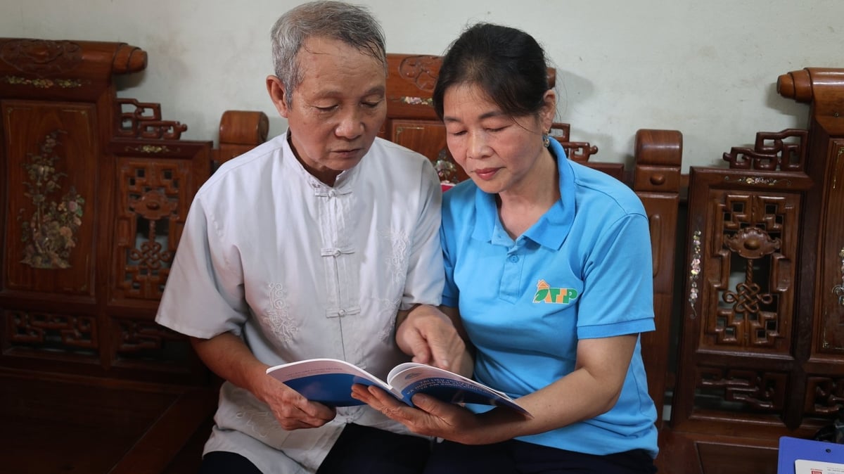 Ông Minh đã bỏ thuốc lá sau 50 năm nghiện thuốc lá nặng. Ảnh: Thanh Tâm Ông Minh đã bỏ thuốc lá sau 50 năm nghiện thuốc lá nặng. Ảnh: Thanh Tâm