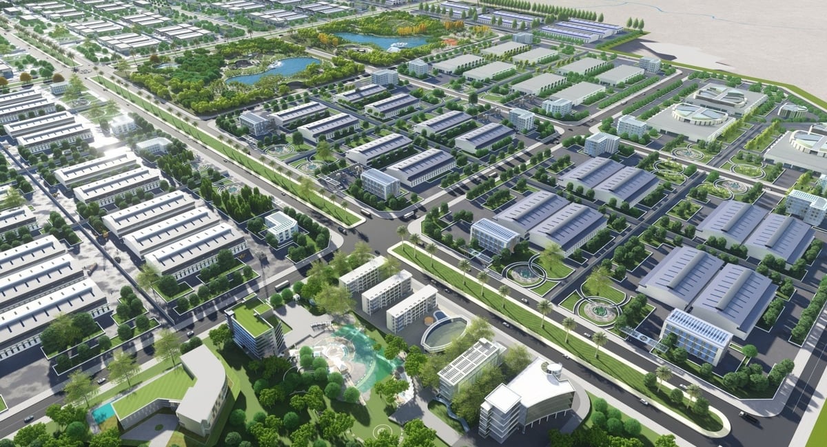 Phối cảnh KCN Gilimex tại phường Phú Bài (TP Huế). Ảnh: Gilimex. Phối cảnh KCN Gilimex tại phường Phú Bài (TP Huế). Ảnh: Gilimex.