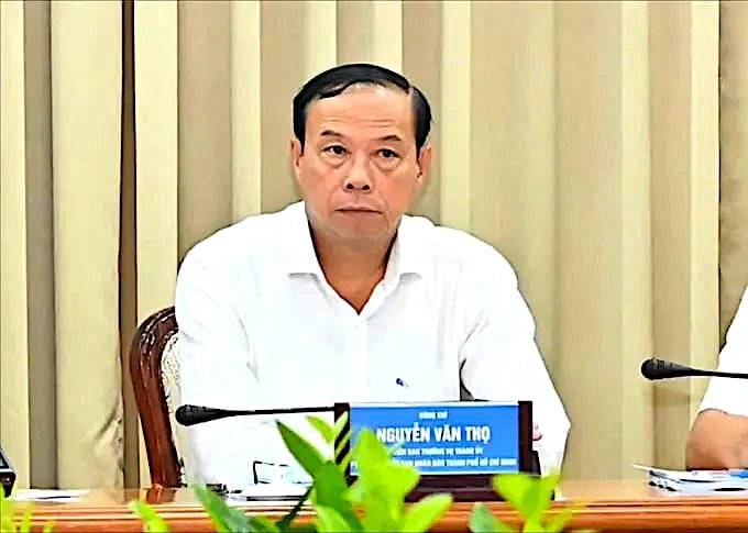 Phó Chủ tịch UBND TP.HCM Nguyễn Văn Thọ. Ảnh: Nguyễn Tiến.