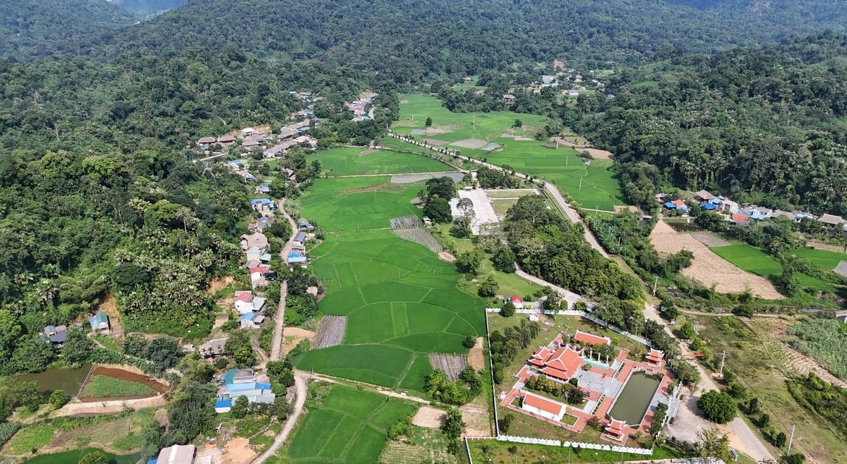 Xã Tân Trào, tỉnh Tuyên Quang, nơi gắn liền với những sự kiện lịch sử trọng đại của dân tộc. Ảnh: Đào Thanh.