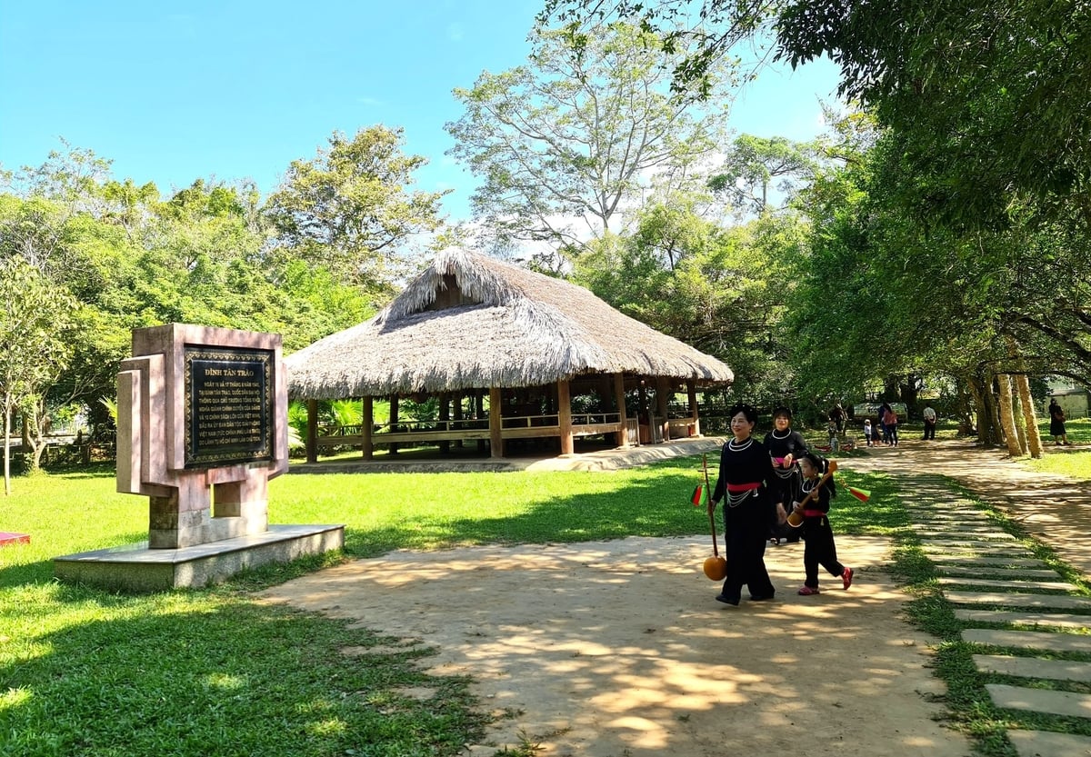 Đình Tân Trào, nơi diễn ra Quốc dân Đại hội Tân Trào tháng 8/1945. Ảnh: Đào Thanh.