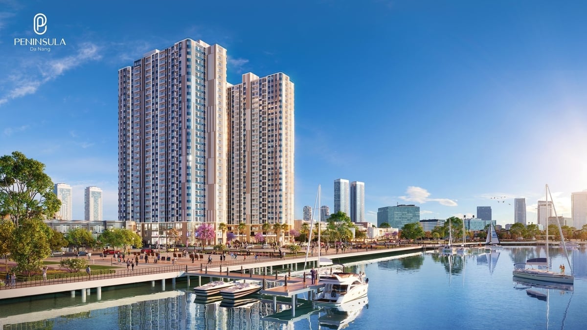 Shophouse khối đế Peninsula Da Nang sở hữu pháp lý minh bạch, sổ hồng lâu dài và giá khởi điểm hấp dẫn mở ra cơ hội đầu tư bền vững. Ảnh: Peninsula Da Nang. Shophouse khối đế Peninsula Da Nang sở hữu pháp lý minh bạch, sổ hồng lâu dài và giá khởi điểm hấp dẫn mở ra cơ hội đầu tư bền vững. Ảnh: Peninsula Da Nang.