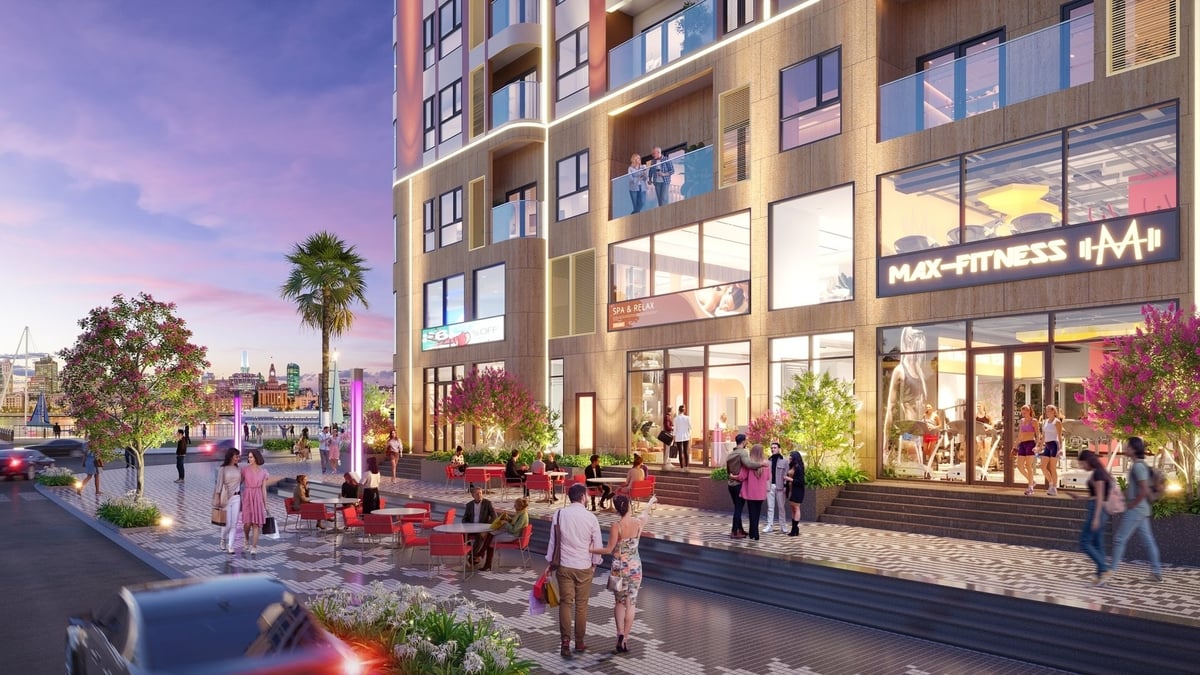 Shophouse khối đế Peninsula Da Nang là điểm hẹn thương mại sầm uất giữa trung tâm du lịch, thương mại Đà Nẵng. Ảnh: Peninsula Da Nang. Shophouse khối đế Peninsula Da Nang là điểm hẹn thương mại sầm uất giữa trung tâm du lịch, thương mại Đà Nẵng. Ảnh: Peninsula Da Nang.