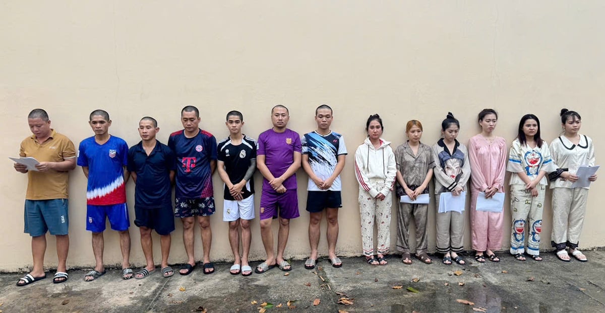 Các đối tượng bị khởi tố. Ảnh: Tiến Tầm. Các đối tượng bị khởi tố. Ảnh: Tiến Tầm.
