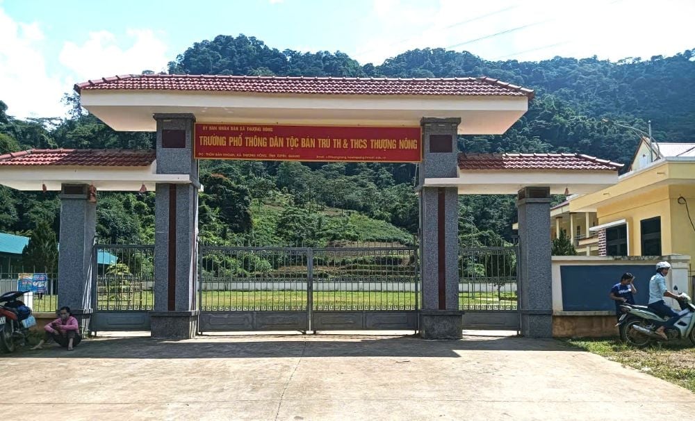 Trường cấp 1, 2 xã Thượng Nông ngày càng khang trang. Ảnh: Thủy Nhi. Trường cấp 1, 2 xã Thượng Nông ngày càng khang trang. Ảnh: Thủy Nhi.