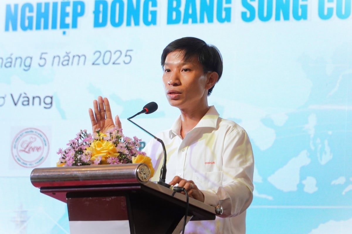 Anh Hà Anh Trường chủ nhân thương hiệu Ecoka trong một lần chia sẻ về giải pháp xúc tiến thương mại cho mặt hàng thủ công mỹ nghệ tại sự kiện do VCCI Cần Thơ tổ chức. Ảnh: Kim Anh. Anh Hà Anh Trường chủ nhân thương hiệu Ecoka trong một lần chia sẻ về giải pháp xúc tiến thương mại cho mặt hàng thủ công mỹ nghệ tại sự kiện do VCCI Cần Thơ tổ chức. Ảnh: Kim Anh.