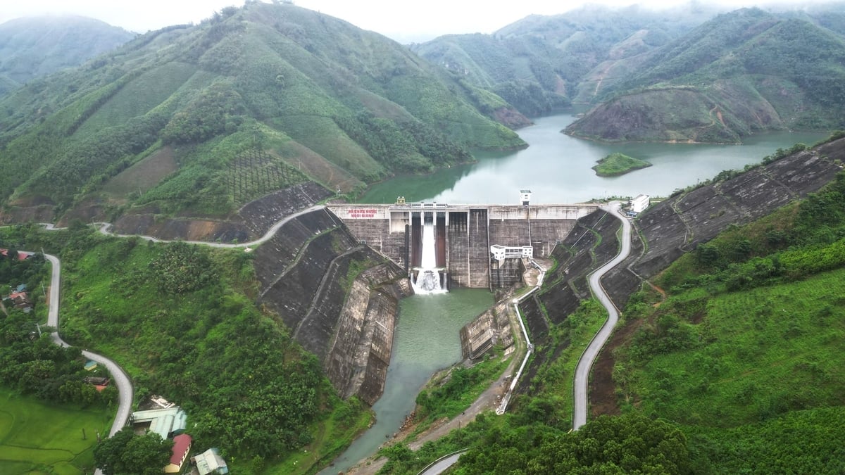 Hồ chứa nước Ngòi Giành (tỉnh Phú Thọ). Ảnh: ĐT. Hồ chứa nước Ngòi Giành (tỉnh Phú Thọ). Ảnh: ĐT.
