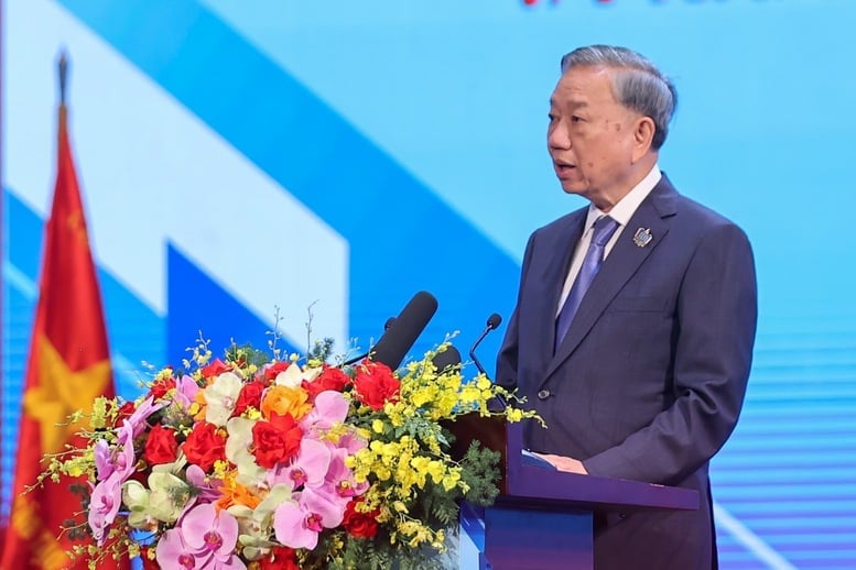 Tổng Bí thư Tô Lâm phát biểu tại Lễ kỷ niệm 80 năm truyền thống ngành Giáo dục và khai giảng năm học mới 2025-2026 sáng 5/9. Ảnh: VGP/Nhật Bắc. Tổng Bí thư Tô Lâm phát biểu tại Lễ kỷ niệm 80 năm truyền thống ngành Giáo dục và khai giảng năm học mới 2025-2026 sáng 5/9. Ảnh: VGP/Nhật Bắc.