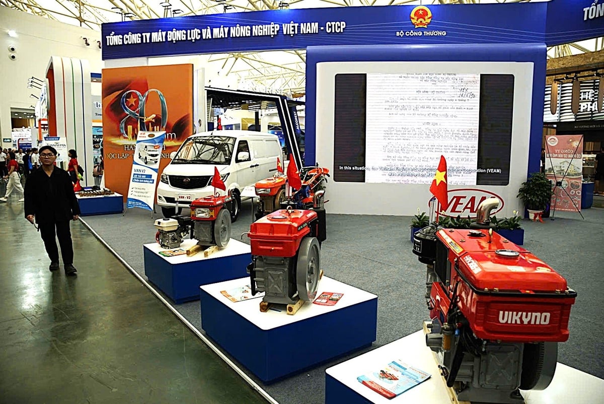 Khu trưng bày của Tamac tại Triển lãm thành tựu đất nước kỷ niệm 80 năm Quốc khánh (1945 - 2025). Ảnh: Phạm Hiếu. Khu trưng bày của Tamac tại Triển lãm thành tựu đất nước kỷ niệm 80 năm Quốc khánh (1945 - 2025). Ảnh: Phạm Hiếu.