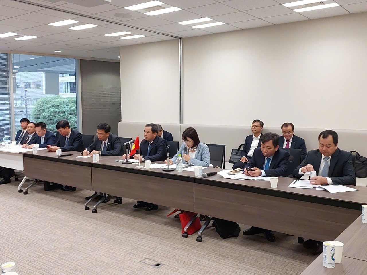 Quyền Bộ trưởng Trần Đức Thắng đánh giá cao các dự án do JICA hỗ trợ. Ảnh: ICD. Quyền Bộ trưởng Trần Đức Thắng đánh giá cao các dự án do JICA hỗ trợ. Ảnh: ICD.