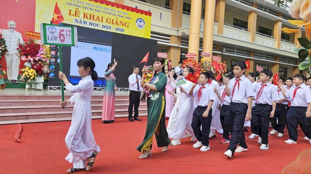 Hơn 660 nghìn học sinh, trẻ mầm non Đồng Tháp bước vào năm học mới. Ảnh: Thanh Bạch. Hơn 660 nghìn học sinh, trẻ mầm non Đồng Tháp bước vào năm học mới. Ảnh: Thanh Bạch.
