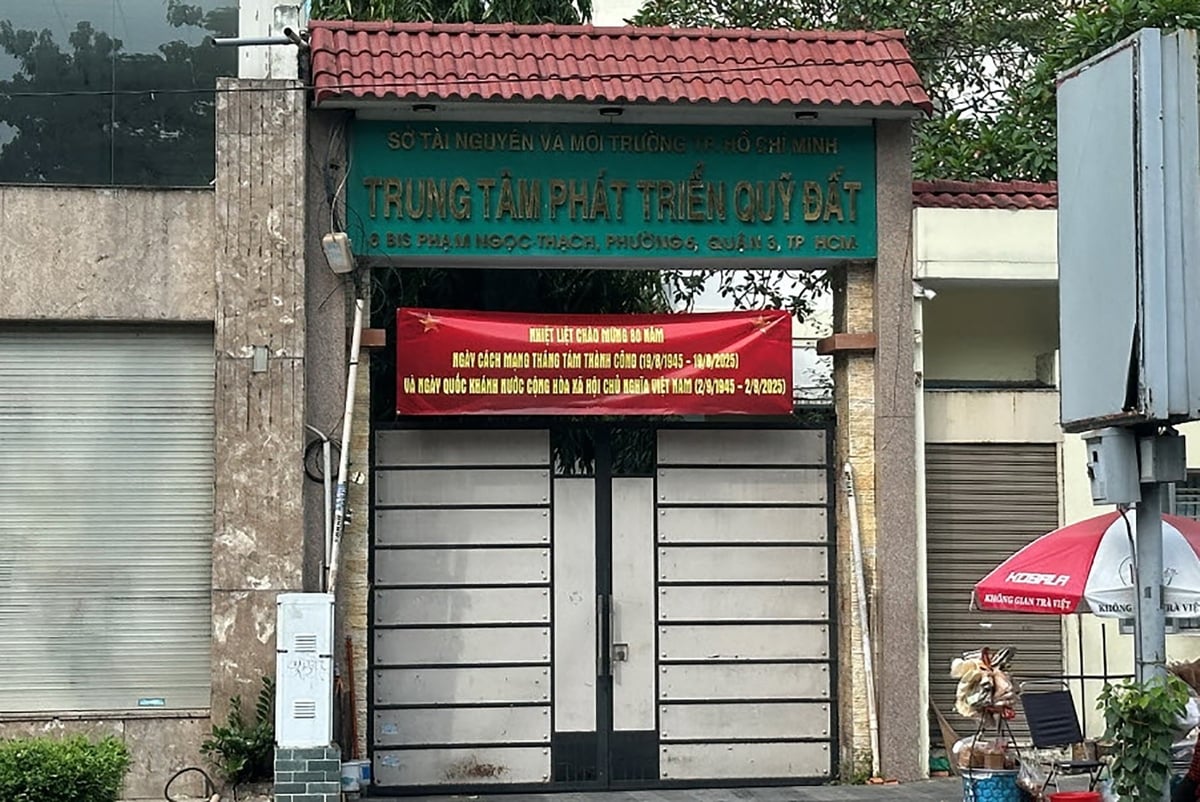 Trụ sở Trung tâm Phát triển quỹ đất TP.HCM. Ảnh: Tường Tú. Trụ sở Trung tâm Phát triển quỹ đất TP.HCM. Ảnh: Tường Tú.