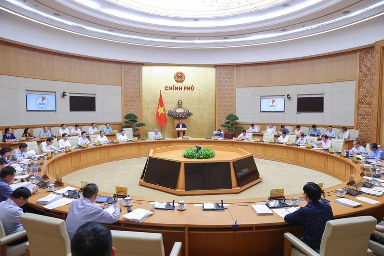 Thủ tướng Phạm Minh Chính chủ trì Phiên họp Chính phủ chuyên đề về xây dựng pháp luật tháng 9 năm 2025. Ảnh: Nhật Bắc. Thủ tướng Phạm Minh Chính chủ trì Phiên họp Chính phủ chuyên đề về xây dựng pháp luật tháng 9 năm 2025. Ảnh: Nhật Bắc.
