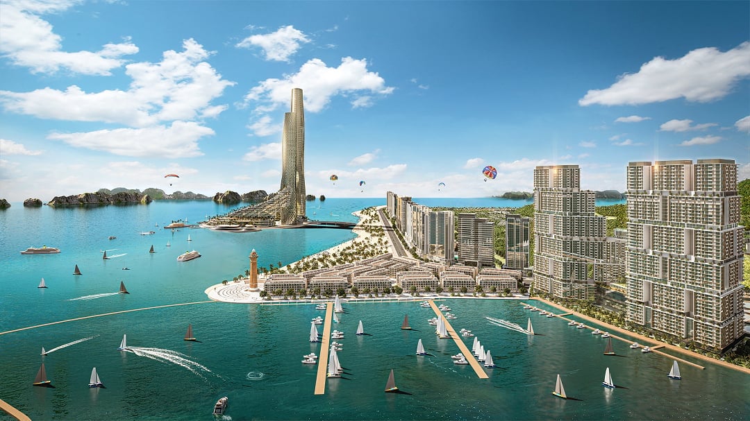 Phối cảnh Sun Elite City. Phối cảnh Sun Elite City.