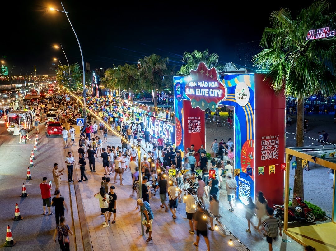 Vịnh pháo hoa, Sun Elite City sôi động về đêm với pháo hoa, chợ đêm,... Vịnh pháo hoa, Sun Elite City sôi động về đêm với pháo hoa, chợ đêm,...