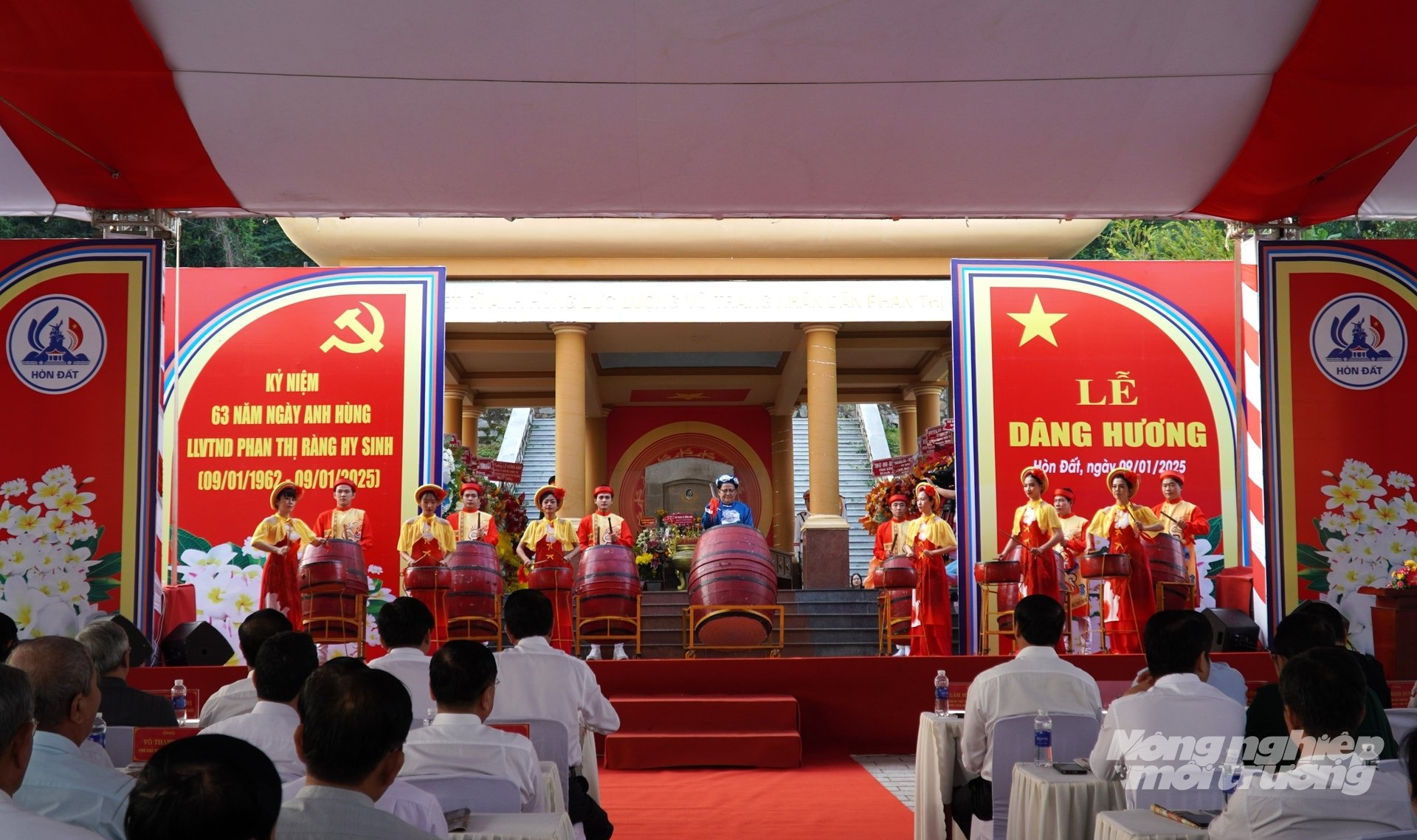 Xã Hòn Đất chọn phát triển du lịch sinh thái - tâm linh gắn với Khu di tích Ba Hòn là một trong ba khâu đột phá trong xây dựng nông thôn mới. Ảnh: Trung Chánh.
