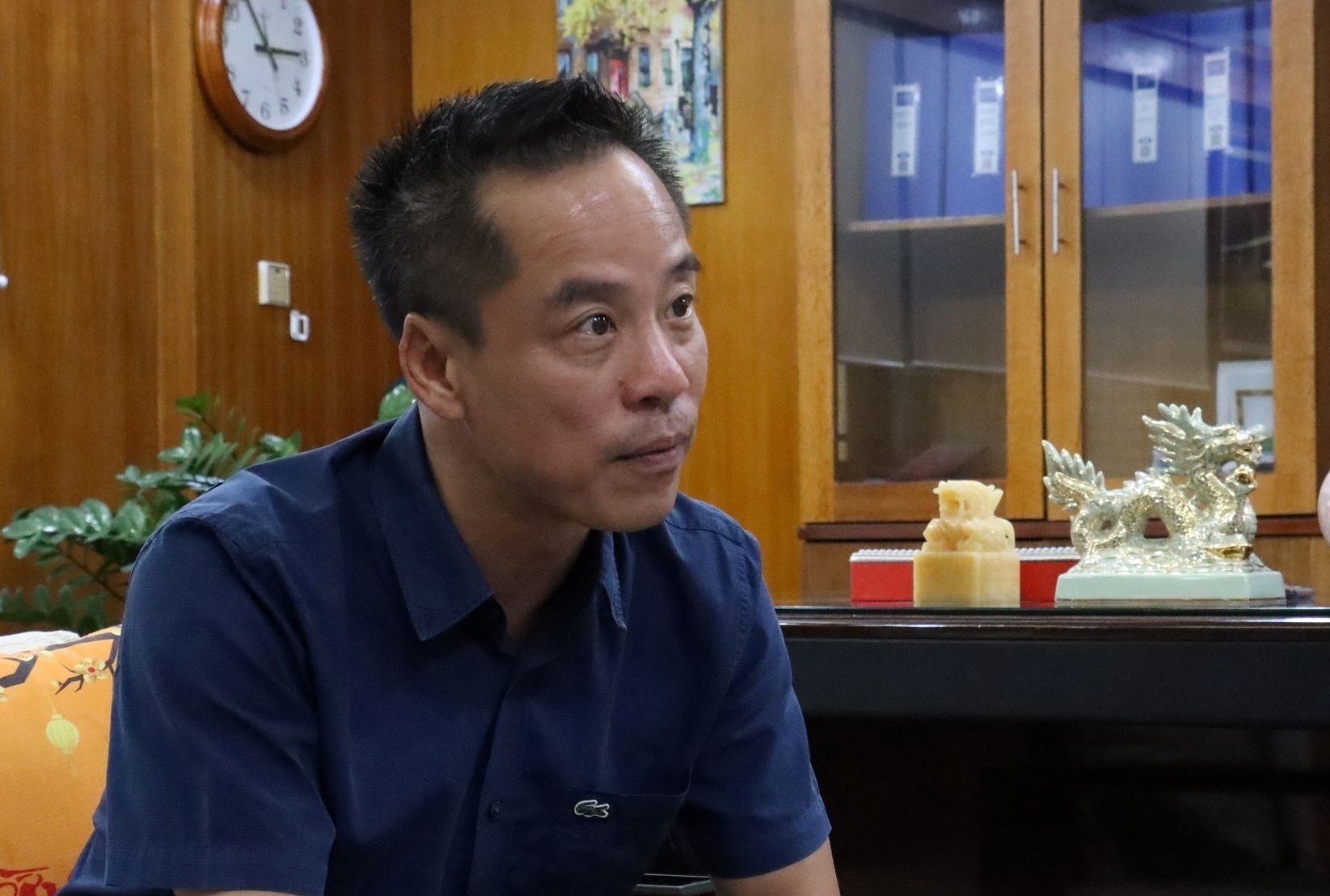 Ông Trần Sơn Hà, Tổng Giám đốc Tổng Công ty Lương thực miền Bắc. Ảnh: Mai Đan. Ông Trần Sơn Hà, Tổng Giám đốc Tổng Công ty Lương thực miền Bắc. Ảnh: Mai Đan.