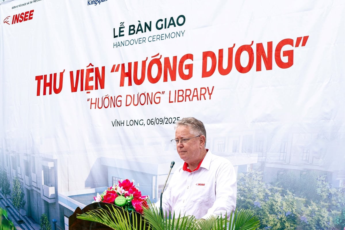  Ông Eamon Ginley, Tổng giám đốc INSEE Việt Nam. Ảnh: Khánh Loan.