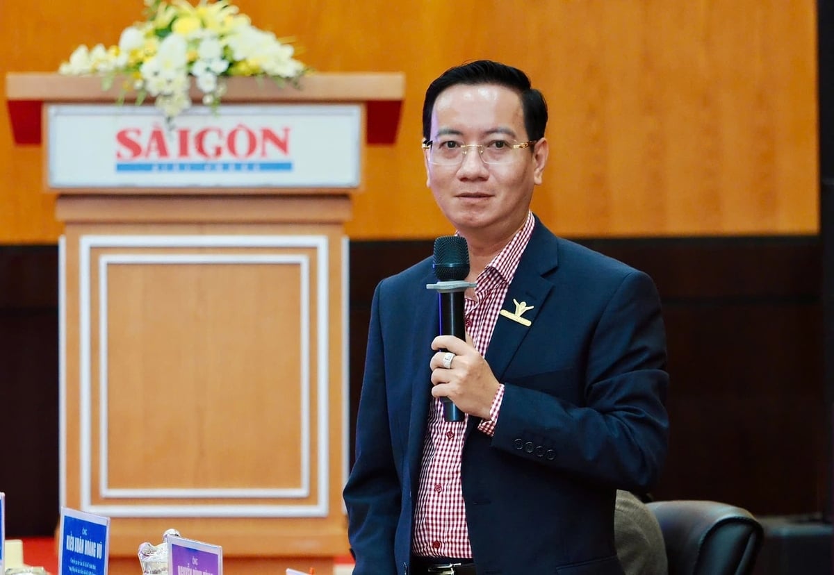 Ông Nguyễn Đình Tùng - Phó Chủ tịch Hiệp hội Rau quả Việt Nam cho rằng cần có sự chung tay để xây dựng thương hiệu nông sản Việt. Ảnh: Hoàng Hùng.
