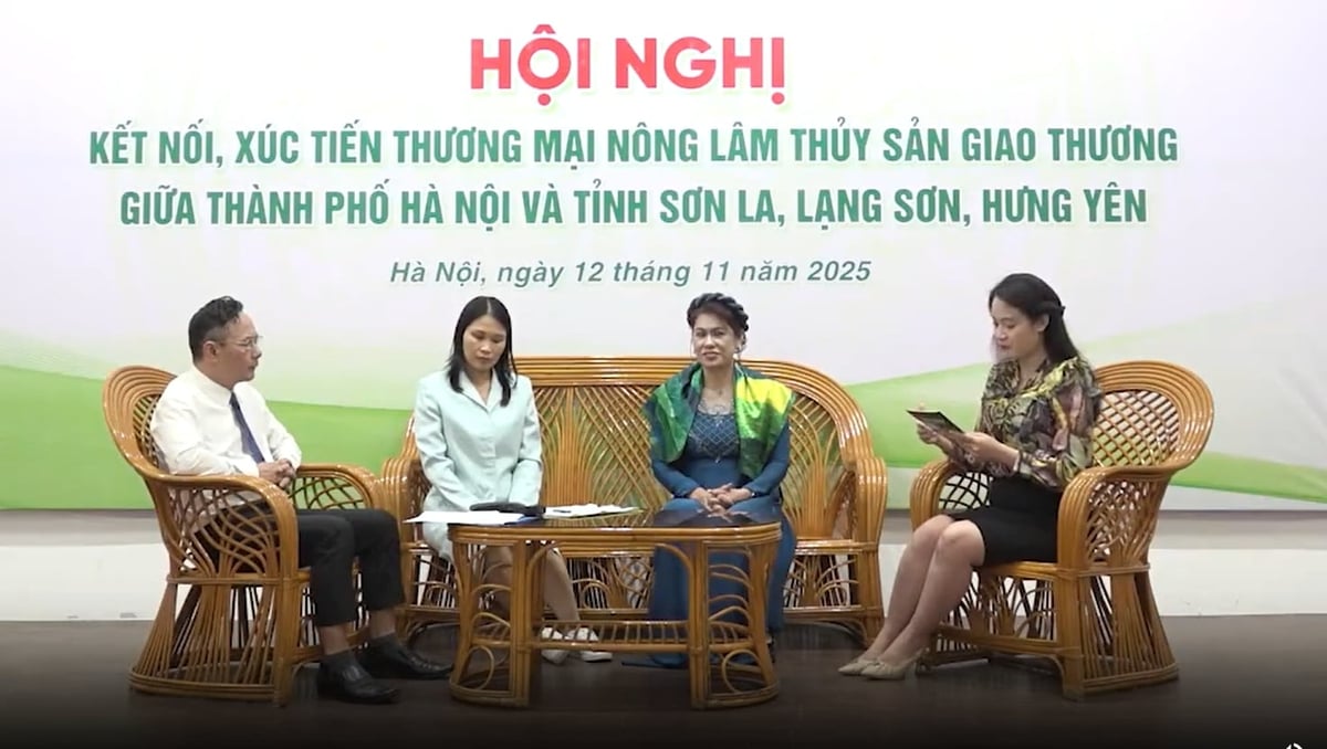 Tọa đàm kết nối nông sản giữa Hà Nội và các tỉnh, thành. Ảnh: Đinh Thanh Huyền.