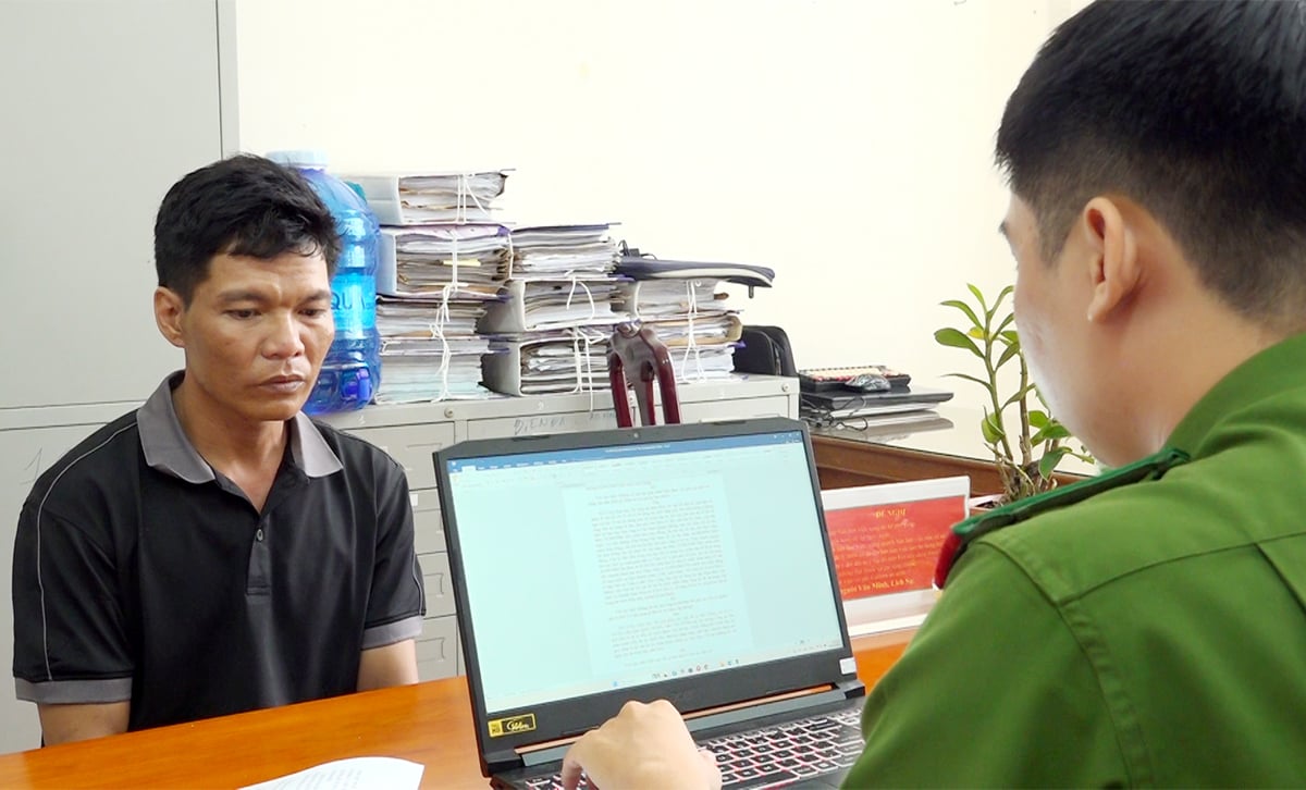 Đối tượng Lê Bình Yên. Ảnh: Tiến Tầm.