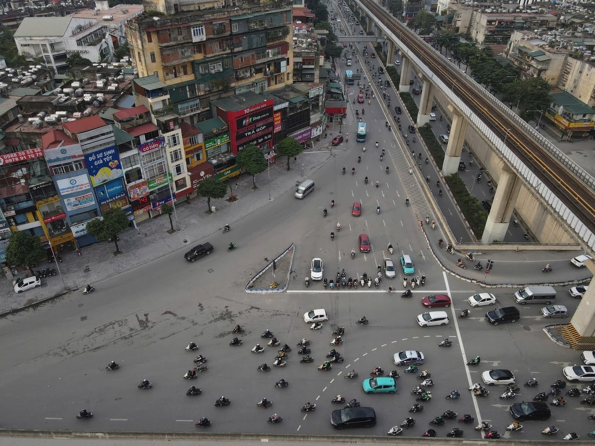 Nhiều tuyến đường trở nên thông thoáng khi được lắp đặt camera AI. Ảnh: Lê Khánh.