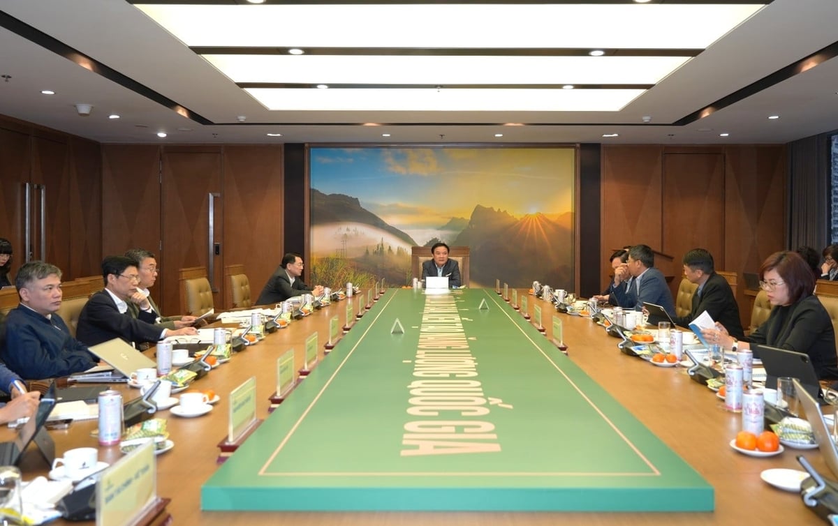 Chủ tịch HĐTV Petrovietnam Lê Ngọc Sơn chủ trì Hội thảo trao đổi về 'Áp dụng tiêu chuẩn OECD vào quản trị doanh nghiệp tại Petrovietnam'. Ảnh: Petrovietnam.