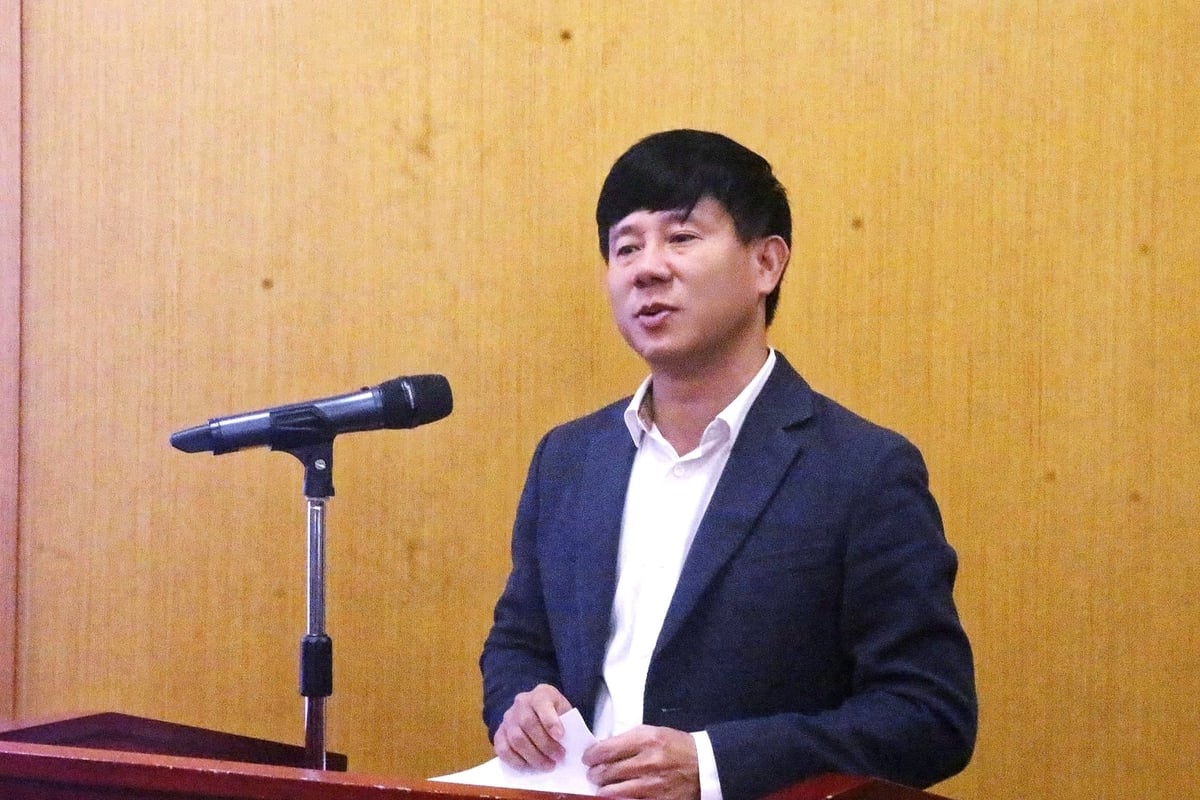 Theo Cục trưởng Phạm Đức Luận, thiên tai năm 2025 có diễn biến cực đoan, 'bão chồng bão, lũ chồng lũ', đặt ra áp lực chưa từng có đối với công tác chỉ đạo, điều hành. Ảnh: Trung Hiếu.