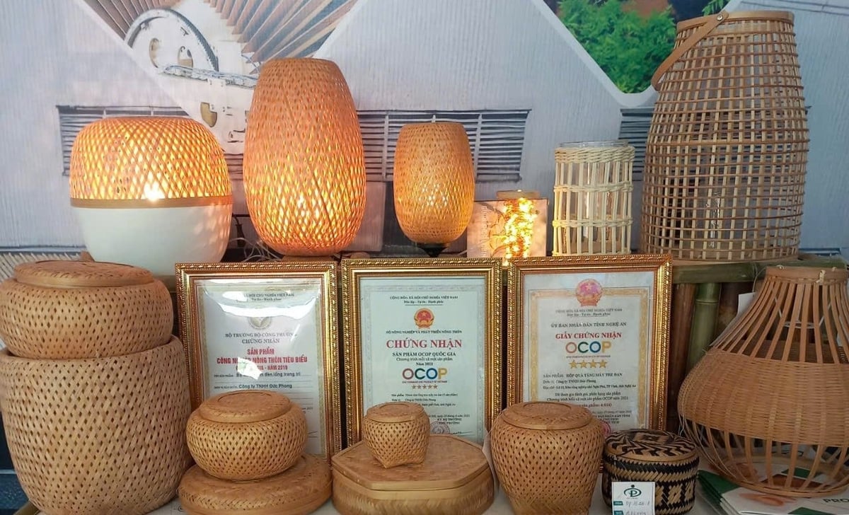 Chính sách thúc đẩy thiết thực từ các Chương trình MTQG góp phần đưa các sản phẩm OCOP của Nghệ An bay cao. Ảnh: Việt Khánh.