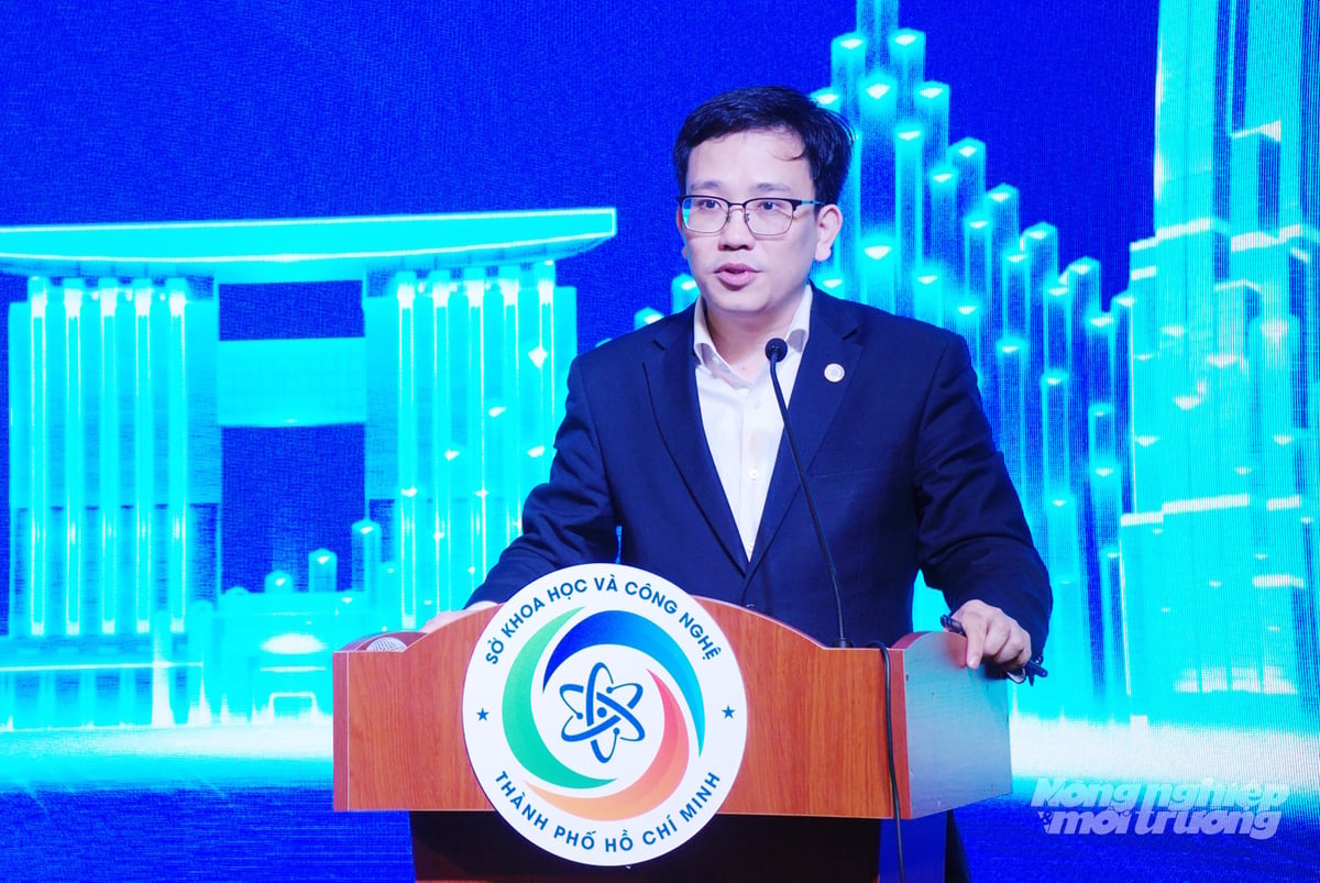 Ông Nguyễn Hoàng Giang, Phó Cục trưởng Cục Sở hữu trí tuệ, Bộ Khoa học - Công nghệ. Ảnh: L.Niệm.