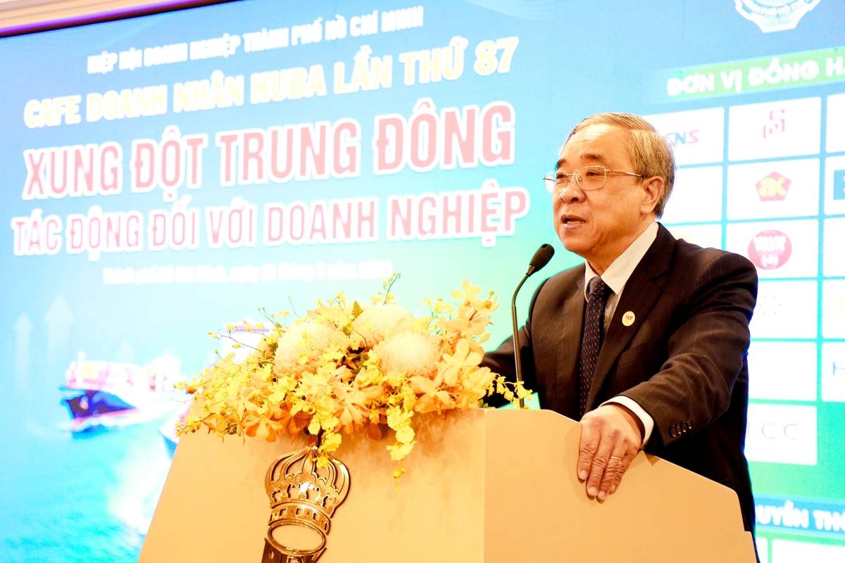 Ông Nguyễn Ngọc Hòa, Chủ tịch HUBA. Ảnh: Nguyễn Thủy.