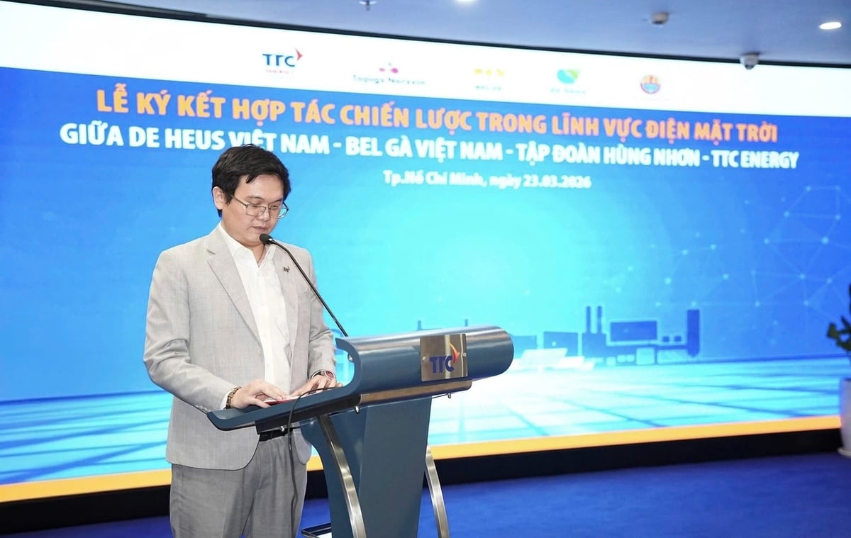 Mr. Dang Huynh Anh Tuan, Chairman of the Board of Directors of TTC Energy Joint Stock Company. Photo: De Heus.