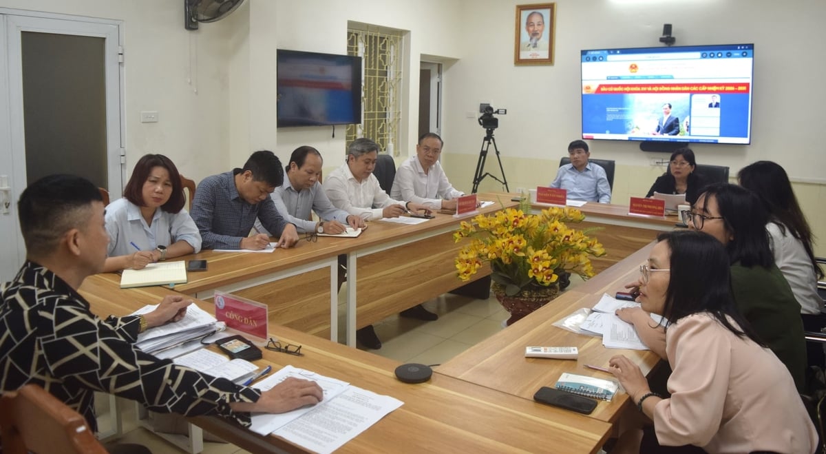 Quang cảnh buổi tiếp công dân định kỳ tháng 3/2026. Ảnh: Trường Giang.