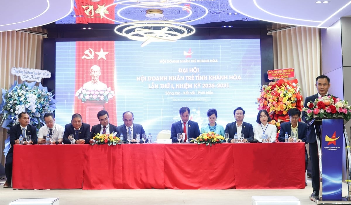 Hội Doanh nhân trẻ Khánh Hòa đã tổ chức đại hội lần thứ I, nhiệm kỳ 2026 - 2031. Ảnh: Quỳnh Châu.